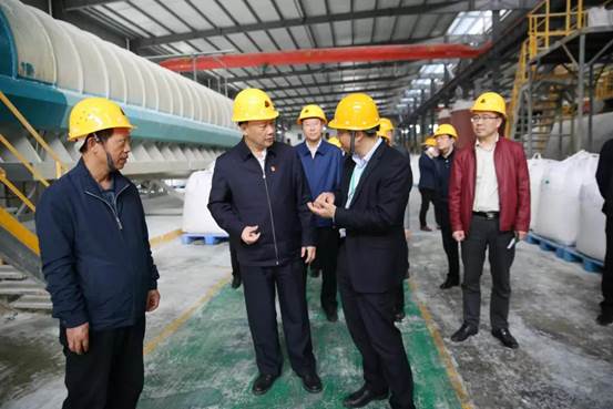 宜春市委副書記、市長領導一行到江西艾德進行調研檢查工作